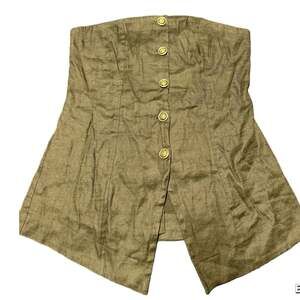 Free People Between Us Tube Top Black Sleeveless Strapless Womens Medium NWT